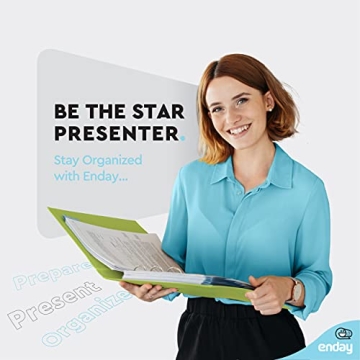 Enday 3 Ring Binders - Colorful and Durable Organization