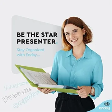 Enday 3 Ring Binders - Colorful and Durable Organization