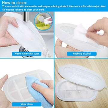 2 PCS Resin Moulds Silicone, FineGood Resin Tray Moulds for Jewelry Coaster Resin Casting Mould Pendant Fruit Tray Resin Silicone Mould