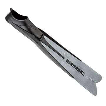 SEAC Talent Camo, Fins for Spearfishing, Free Diving and Diving, Grey Camo, 11-12