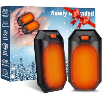 Portable Electric Rechargeable Hand Warmers - 20Hrs Heating, 2 Pack for All