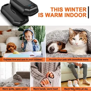 Rechargeable AI Hand Warmers 2 Pack for Instant Warmth
