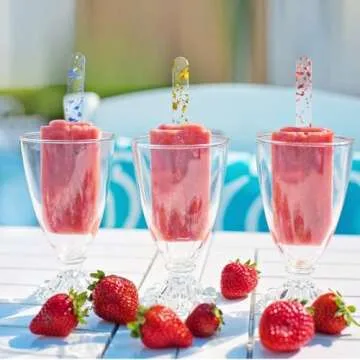 Colorful Reusable Acrylic Popsicle Sticks for DIY Crafts