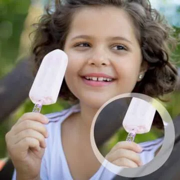 Colorful Reusable Acrylic Popsicle Sticks for DIY Crafts
