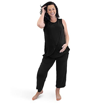 Kindred Bravely Tulip Hem Maternity Pajamas & Post Partum Lounge Sets For Women | Postpartum Pajamas...