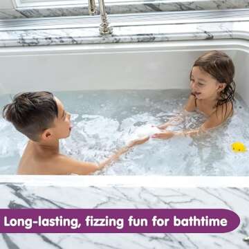 Boogie Kids Bath Bombs, Calming, Naturally Derived, Made with Aloe and Calming Vapors, Eucalyptus, 3 Bath Bombs, 2.8 oz, Pack of 1