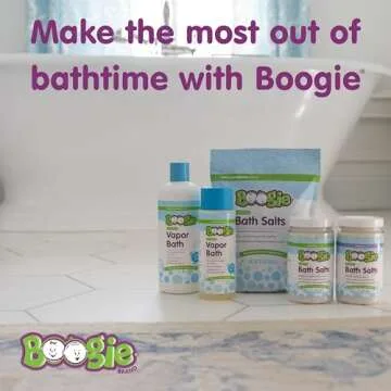 Boogie Kids Bath Bombs, Calming, Naturally Derived, Made with Aloe and Calming Vapors, Eucalyptus, 3 Bath Bombs, 2.8 oz, Pack of 1