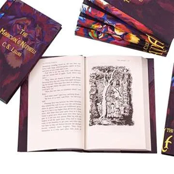 Juniper Books - The Chronicles of Narnia Complete with Custom Book Covers - 7 Volume Hardcover Set - C.S. Lewis