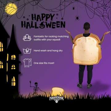 Best Thing Since Sliced Bread - Funny Toast One-Size Food Halloween Costume