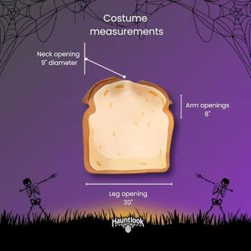 Best Thing Since Sliced Bread - Funny Toast One-Size Food Halloween Costume
