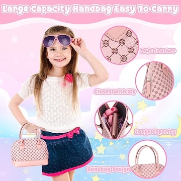 Oisacirg Play Purse Set for Girls – 35PCS Makeup Kit