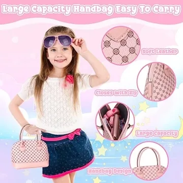 Oisacirg Play Purse Set for Girls – 35PCS Makeup Kit