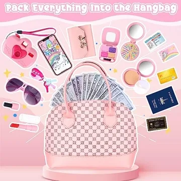 Oisacirg Play Purse Set for Girls – 35PCS Makeup Kit