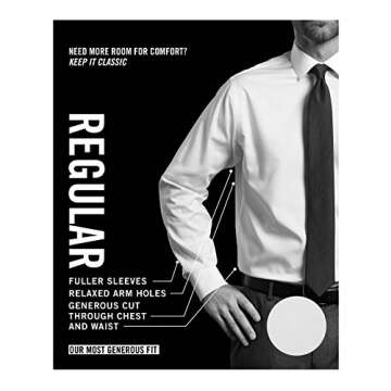 Ward St Men's Regular Fit Dress Shirts