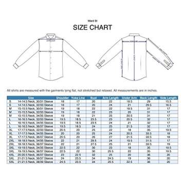 Ward St Men's Regular Fit Dress Shirts
