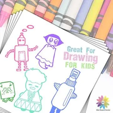 Mat Board Center 10 Pack 18x24 White Backing Boards