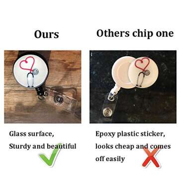 Nurse Badge Holder Reel Set - Fun and Durable ID Holders