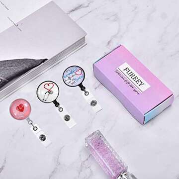 Nurse Badge Holder Reel Set - Fun and Durable ID Holders