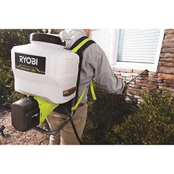 RYOBI ONE+ Battery Backpack Sprayer - 4 Gal. Capacity