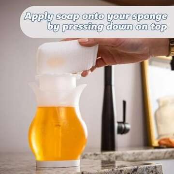 Soap Daddy Kitchen Dispenser - Dual Action & Refillable