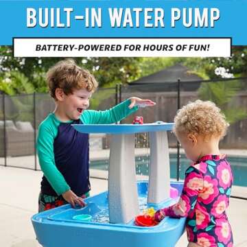 GoSports Water Table for Toddlers with Pump