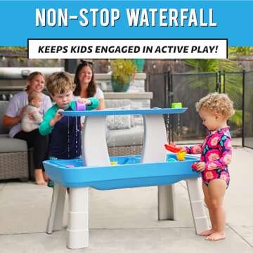 GoSports Water Table for Toddlers with Pump