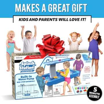 GoSports Water Table for Toddlers with Pump