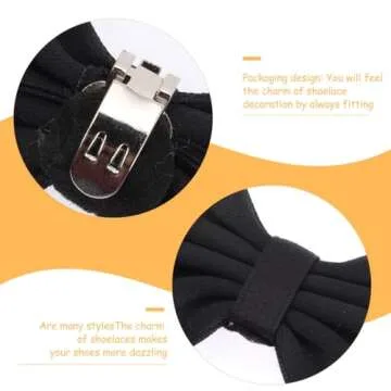 Holibanna Bow Knot Shoe Clips for Weddings & Parties