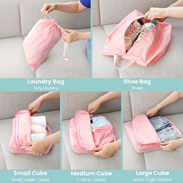 Cambond Compression Packing Cubes for Easy Travel Organization