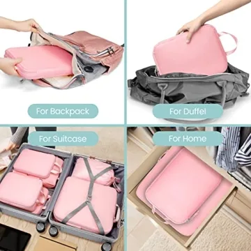 Cambond Compression Packing Cubes for Easy Travel Organization