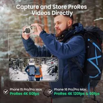 DIGIERA 1TB Magnetic Portable SSD, External SSD with Type-C USB 3.2 Gen 2x2, Speeds Up to 2000MB/s, Compact & Durable, Ideal for Content Creators, Photographers, Gamers, Black