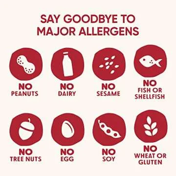 Tolerant Organic Red Lentil Rotini Pasta (8 oz, Case of 6) - Free from Allergens - Gluten Free, Vegan, Paleo, Plant Based Protein Pasta - Non GMO, Kosher - Made with 1 Single Ingredient