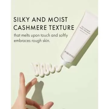 VIDIVICI The Cashmere Hand Treatment Woody Citrus - Hand Cream Enriched with Shea Butter for Deep Hydration - Citrus, Bergamot and Woody Scent - Scented Hand Butter for Dry & Cracked Hands, 1.69oz.