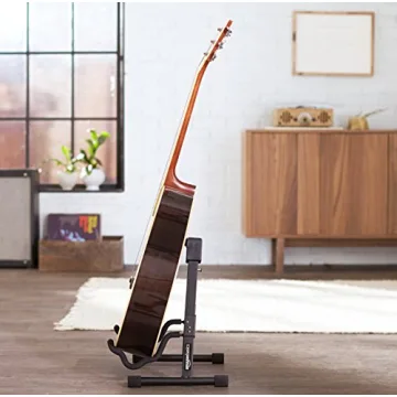 Amazon Basics Adjustable Guitar Stand for Acoustic & Electric