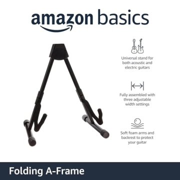 Amazon Basics Adjustable Guitar Stand for Acoustic & Electric