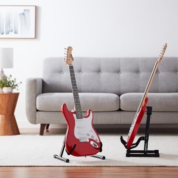 Amazon Basics Adjustable Guitar Stand for Acoustic & Electric