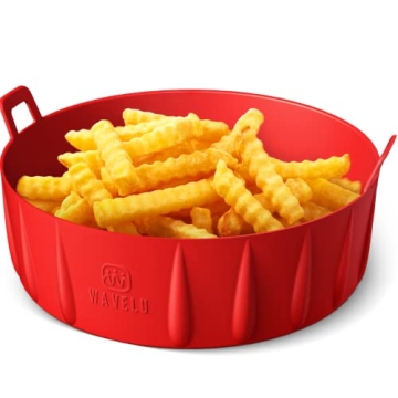 WAVELU Air Fryer Silicone Pot Liner | EXTRA STRONG | Food Safe Air fryers Oven Accessories | Replace...