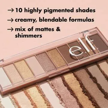 e.l.f. Perfect 10 Eyeshadow Palette - Pigmented Shades