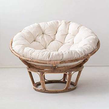 V-Parasoll 52 Inch Waterproof Papasan Chair Cushion