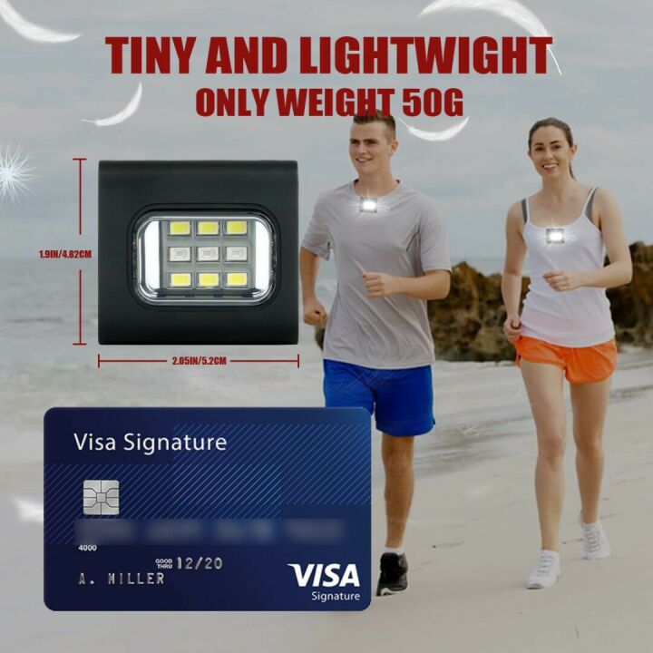 LED Running Lights for Safety Jogging & Walking