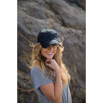 Funky Junque 2-Pack Trucker Hat Bundle: Black and Grey Distressed