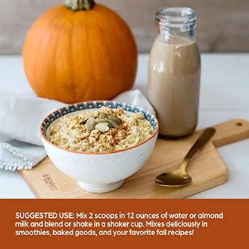 Orgain Pumpkin Spice Protein Powder for Plant-Based Nutrition