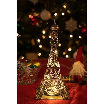 Eiffel Tower LED Candle Holder Decorative Gift for Home