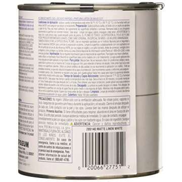 Rustoleum 285140 30 Oz Linen White Chalked Ultra Matte Paint