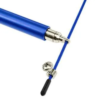 Amazon Basics Aluminum Handle Speed Jump Rope, Blue