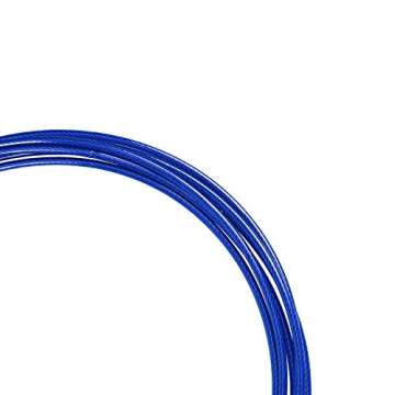 Amazon Basics Aluminum Handle Speed Jump Rope, Blue