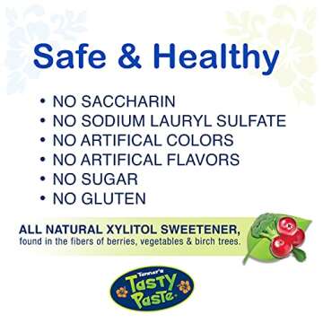 Tanner's Tasty Paste Vanilla - Anticavity Toothpaste for Kids