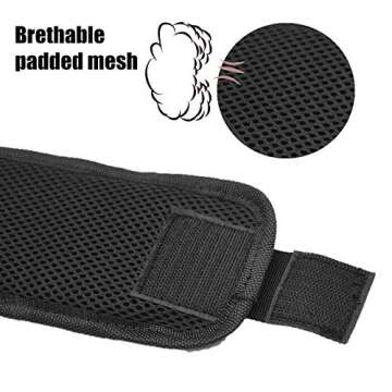 Magnetic Wristband, 2020 Updated Tools Holder with Strong Magnets 15 Powerful Magnetic Tool Belt with 2 Pocket, Cool Gift Gadgets for Men, Husband, DIY Handyman, Father/Dad Presents(Black)