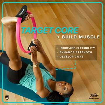 URBNFit Pilates Ring - 12" Magic Circle for Effective Workouts