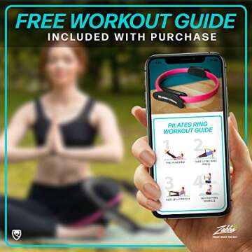 URBNFit Pilates Ring - 12" Magic Circle for Effective Workouts